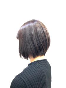 /ダークアッシュ/ショートボブ/白髪染め/小顔/40代 - QUALIS 上福岡店掲載