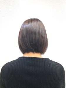 ダークアッシュ/ショートボブ/白髪染め/小顔/40代50代 - QUALIS 上福岡店掲載