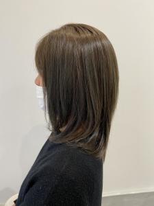 カーキ×アッシュ - 半個室型美容室 Sourire 香椎店掲載