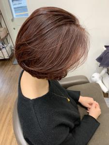 ホントに40代？！白髪染めに見えないアプリコットピンク - ＣＲＥＡ能見台掲載