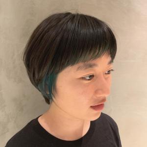 顔まわりインナーカラー：オン眉ショート - COLETTE 【コレット】掲載