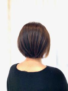 小顔ショートボブ/ショート/30代40代/ナチュラルブラウン - QUALIS 上福岡店掲載