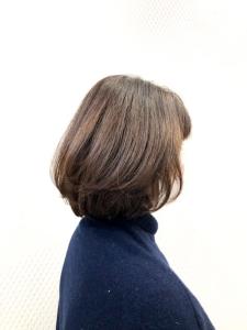 ココアベージュ/艶カラー/レイヤーボブ/40代50代60代/ - QUALIS 上福岡店掲載