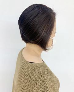 前下がり小顔ショートボブ/ショート/40代50代60代/艶髪 - QUALIS 上福岡店掲載