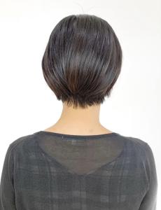 小顔/ショート/白髪染め/ダークブラウン/30代40代50代 - QUALIS 上福岡店掲載