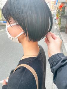 小顔切りっぱなしボブまるみくびれショート横浜 - Neolive aim 横浜店掲載