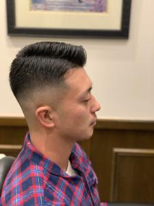 サイドパートスキンフェード - HIRO GINZA BARBERSHOP 飯田橋神楽坂店掲載
