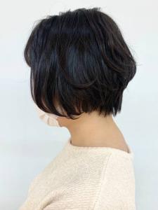 黒髪/グラボブ/小顔/ショートカット/30代40代50代 - QUALIS 上福岡店掲載