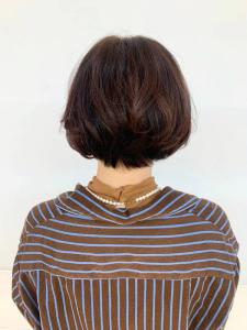 ココアベージュ/グラボブ/髪質改善/小顔ショートボブ/40代 - QUALIS 上福岡店掲載