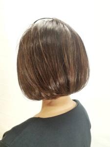 ココアベージュ/髪質改善/30代40代50代/白髪染め/ボブ - QUALIS 上福岡店掲載