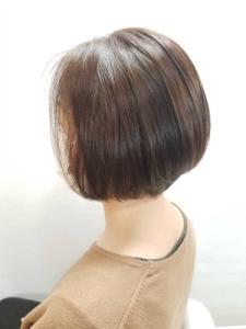 ツヤ髪/グラボブ/ショートボブ/30代40代50代/ココア - QUALIS 上福岡店掲載