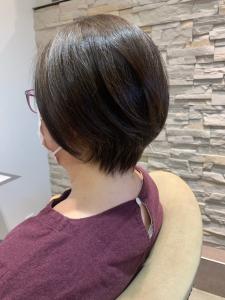 【トップふんわりショート×グレイもオシャレに明るめブラウン】 - Hair&Make OPSIS掲載
