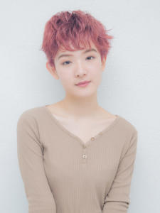 ピンク×ボーイッシュショート - HAIR WORKS bona．前橋店掲載