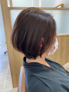 伸ばし中ショート - 半個室型美容室 Sourire 今宿店掲載