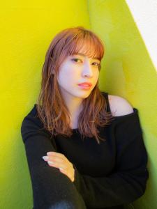 オレンジブラウンミディ - 錦糸町髪質改善個室型美容室 Rounds by LIEN掲載