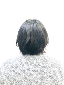 くせ毛風無造作ウェーブ/丸みミディアム/グラボブ/40代50 - QUALIS 上福岡店掲載