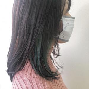 インナーカラー♪green☆ - Luana hair＆treatment掲載