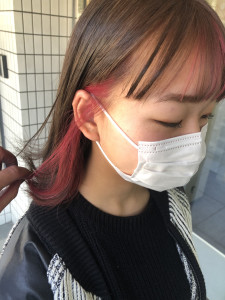 ピンクインナーカラー - ACT harajuku掲載