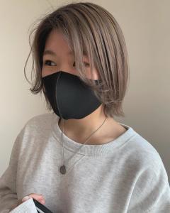 10代20代似合わせボブくすみベージュカラー/naomi - FACE。大船掲載