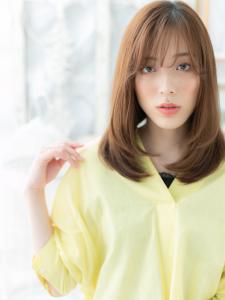大人かわいいシースルーバングワンカール　ひし形シルエット - mod's hair【モッズヘア】上尾/上尾西口店掲載