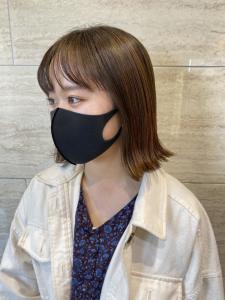 初カラー/10代20代/卒業/学割/切りっぱなしボブ - FACE。大船掲載