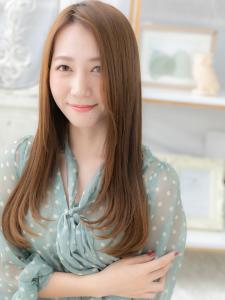 大人かわいいオリーブベージュ小顔ロング　スローカラー - mod's hair【モッズヘア】越谷/越谷西口店掲載