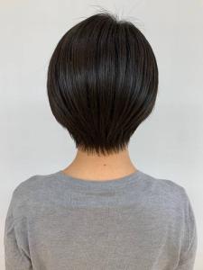 小顔/ショート/ショートグラ/ダークブラウン/40代50代 - QUALIS 上福岡店掲載