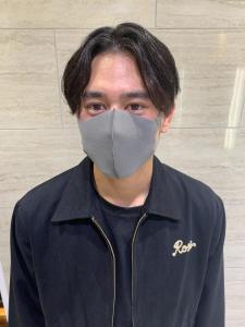 10代20代メンズカットパーマセンター分けnaomi - FACE。大船掲載