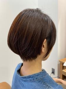 丸みショート - 半個室型美容室 Sourire 今宿店掲載