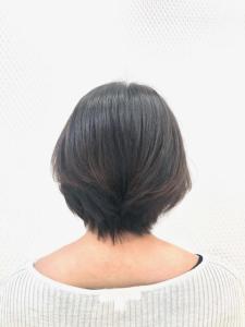 小顔/ショート/ショートボブ/暗めカラー/30代40代50代 - QUALIS 上福岡店掲載