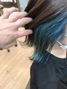 インナー☆コバルトブルー - gift hair salon掲載