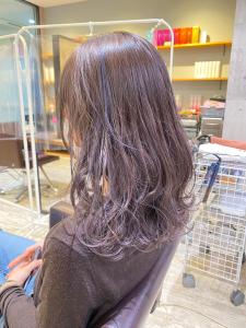西宮/大人/小顔/ハイライト/インナーカラー/アッシュグレー - MODE K's 西宮店掲載