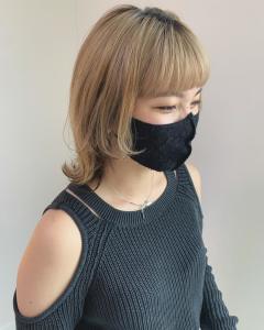 こだわりボブウルフカット/ハイトーン/naomi - FACE。大船掲載