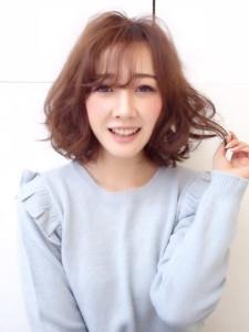 ふわ巻きゆるんとパーマミディ  - mu-kichi　三鷹店掲載