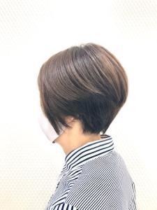 前下がり/小顔/ショート/ショートボブ/40代50代60代/ - QUALIS 上福岡店掲載