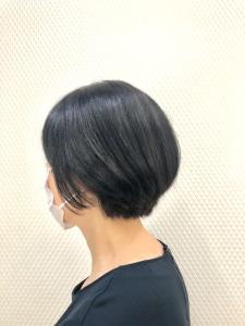 前下がりショートグラ/小顔/ショート/白髪染め/40代50代 - QUALIS 上福岡店掲載