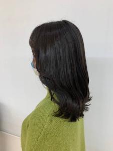 前上がり/レイヤー/黒髪/ロング/艶カラー/40代50代/ - QUALIS 上福岡店掲載