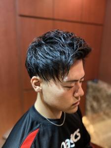 束間アップバング刈り上げ - ヘアーモードキクチ 銀座店掲載