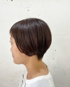 ショートグラデーション×コーラルカラー - Lourdes hair design掲載