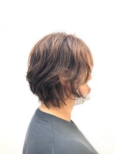 小顔/無造作ウェーブ/ショート/デジタルパーマ/40代50代 - QUALIS 上福岡店掲載