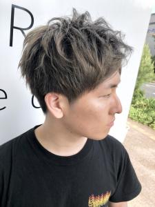 【ARCH 竹田】ツーブロックアップバンク　アッシュグレー - ARCH ブランチ岡山北長瀬掲載