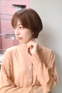 ショートカット ベージュカラー 30代40代人気 - DaVin掲載