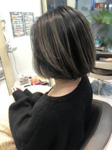 外国人風バレイヤージュ　アッシュグレージュ - unique x KENJE 町田掲載