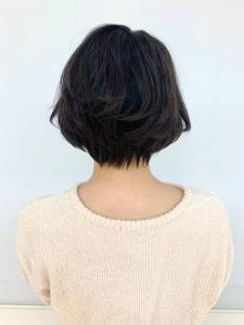 ひし形/ショート/ショートグラボブ/黒髪/40代50代60代 - QUALIS 上福岡店掲載