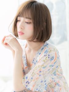 耳かけ◎ココアブラウンワンカール大人ボブ　プリカール - mod's hair【モッズヘア】上尾/上尾西口店掲載