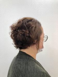 クセ毛風/無造作パーマ/ショート/ベージュブラウン/40代 - QUALIS 上福岡店掲載