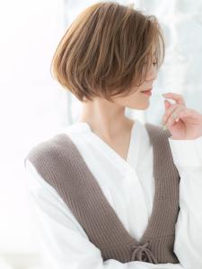 小顔前下がりグラボブ…外国人風シアカラー　ミニボブ - mod's hair【モッズヘア】越谷/越谷西口店掲載