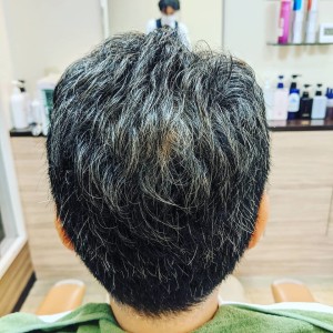 つむじ改善スタイル - ヘアサロン大野 Barbier店掲載