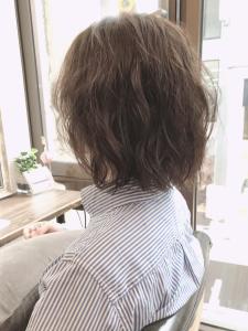 ミディアムウェーブパーマ☆ - gift hair salon掲載