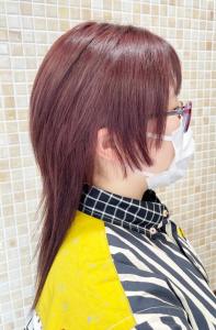 ☆マッシュウルフ×ワインレッド☆ - Aco掲載